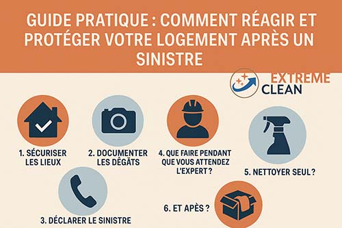 Guide pratique : comment réagir et protéger votre logement après un sinistre