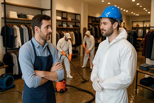 Comment gérer un sinistre dans une boutique