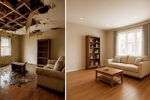 Tempête ou grêle comment remettre un logement en état