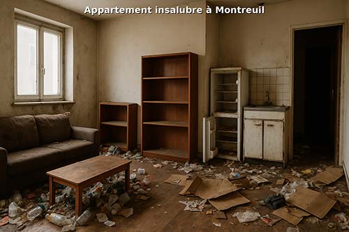 Étude de cas n°6 : : Appartement F2 à Montreuil - Intervention suite à un abandon de logement