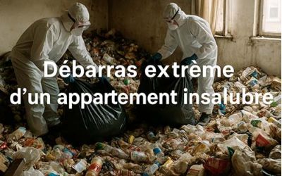 Débarras extrême d’un appartement insalubre